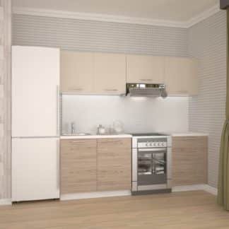 Kuchyňská linka KATIA 220 béžová / dub san marino Halmar