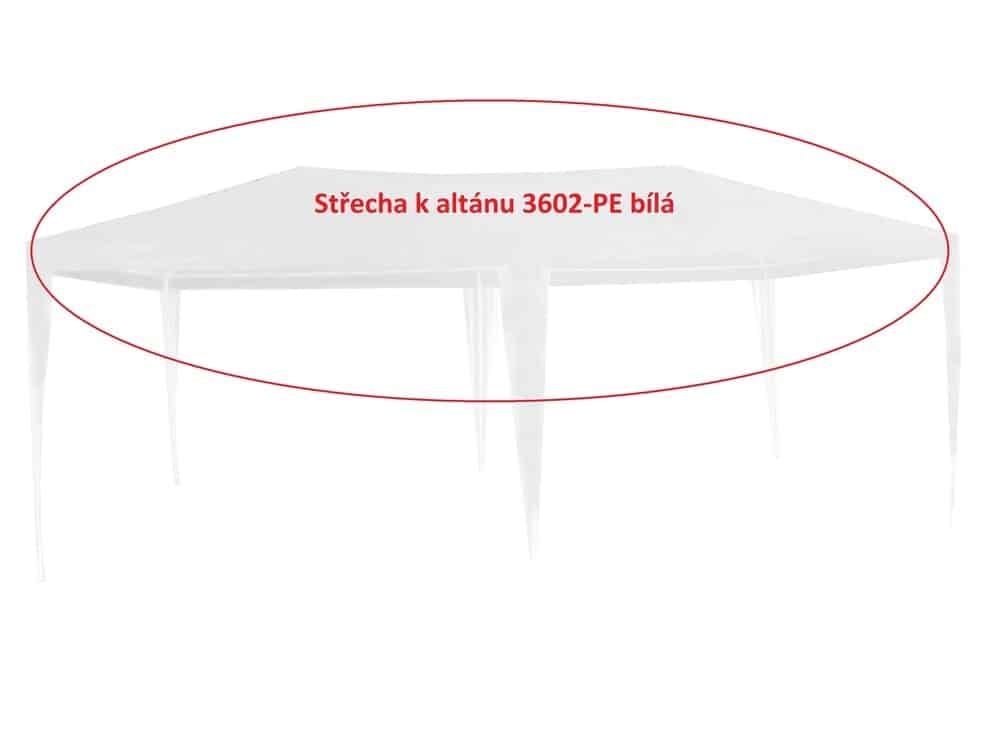 Střecha k altánu 3602-PE bílá ROJAPLAST
