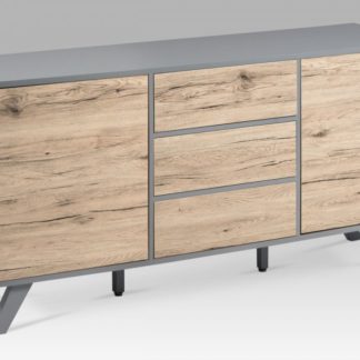 Komoda ASL-652 OAK šedá / dub Autronic