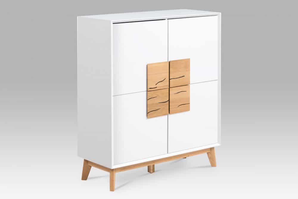 Komoda ASL-655 WT bílá / dub Autronic