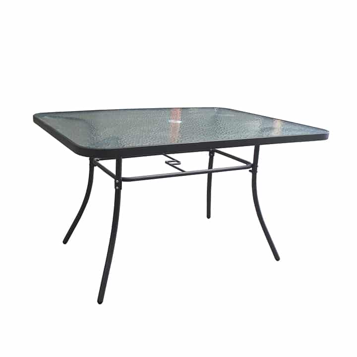 Zahradní stůl PASTER NEW tvrzené sklo / ocel Tempo Kondela
