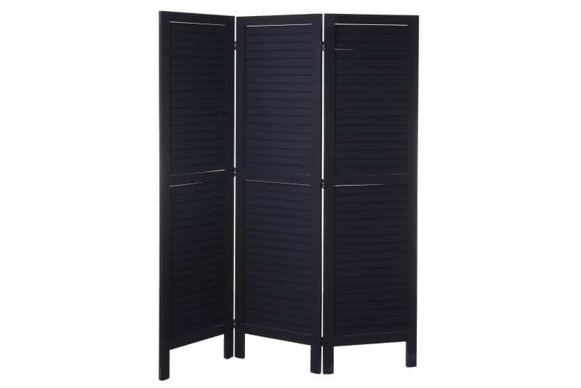 Designový paravan 3-dílný WH2961+3035 Tmavě šedá