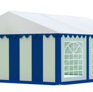 Zahradní párty stan 5x6m EKONOMY Bílá / modrá