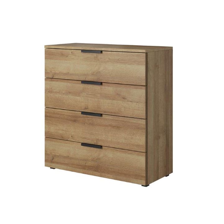 Komoda MANNO 4S dub riviera zlatý / grafit Tempo Kondela