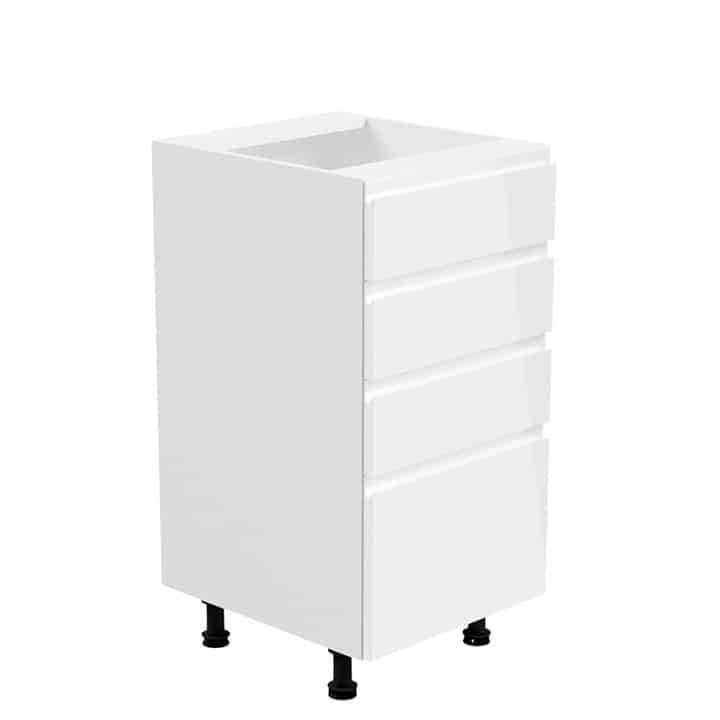 Spodní skříňka AURORA D40S4 Tempo Kondela Bílá