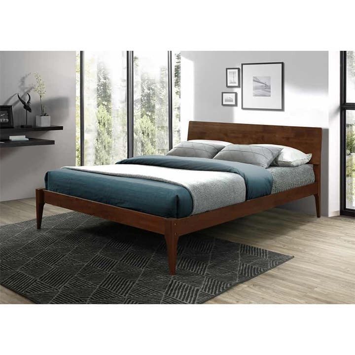 Manželská postel BEROTO ořech Tempo Kondela 160 x 200 cm