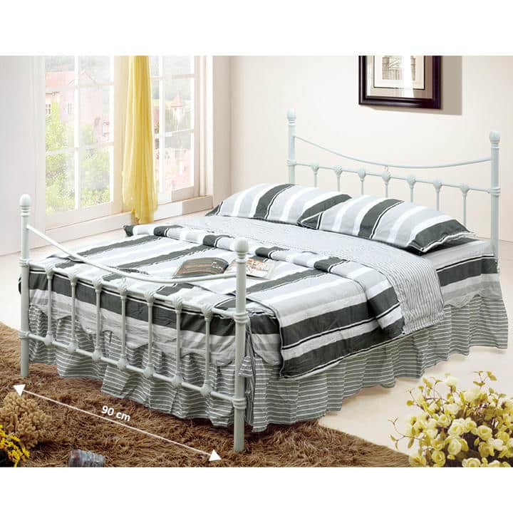 Postel NIEVES NEW bílá Tempo Kondela 90 x 200 cm