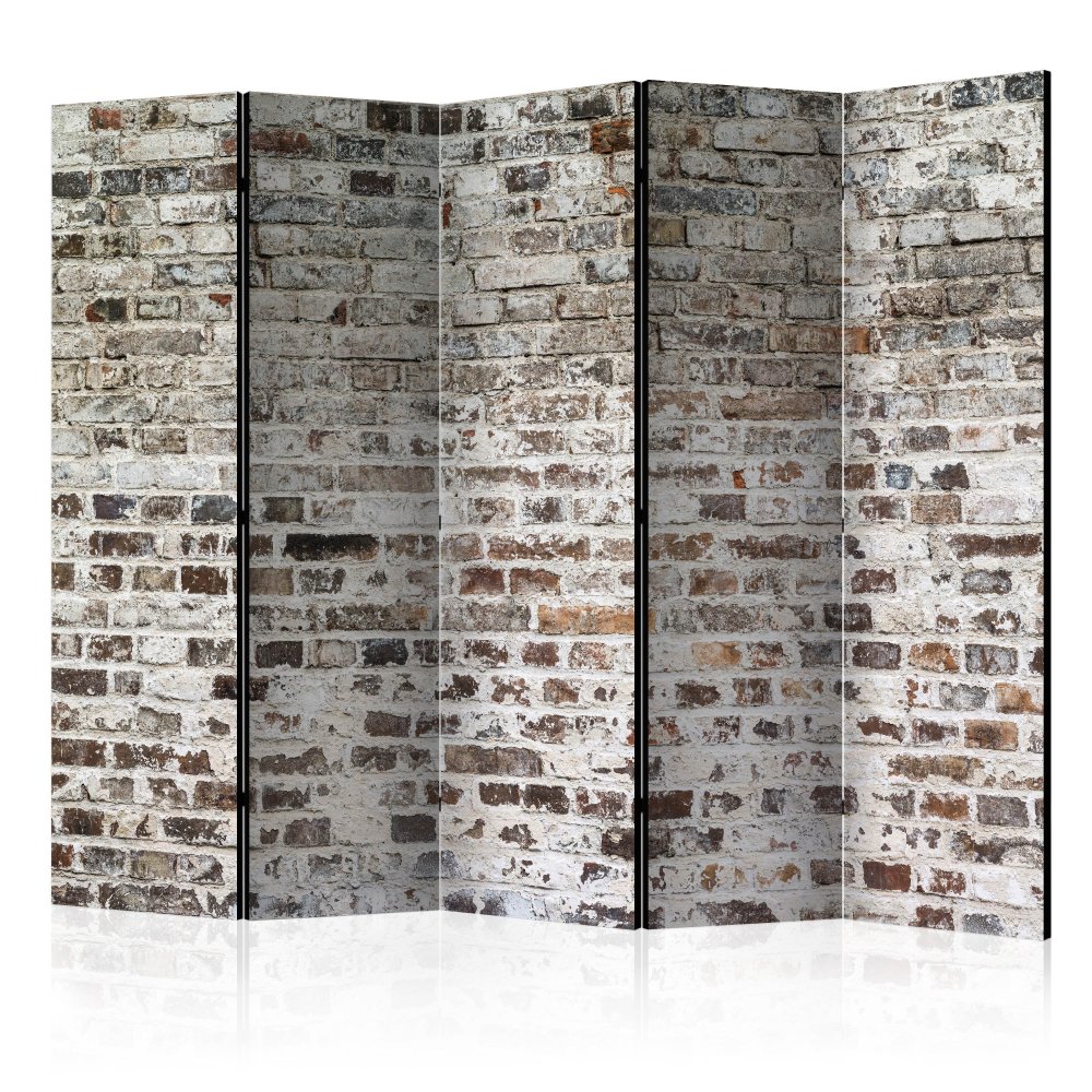 Paraván Old Walls Dekorhome 225x172 cm (5-dílný)