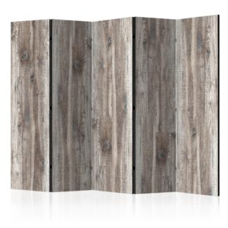 Paraván Stylish Wood Dekorhome 225x172 cm (5-dílný)