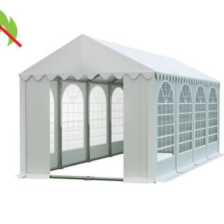 Zahradní párty stan 4x8 bílá PROFI - nehořlavý