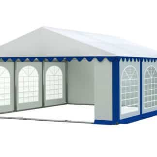 Zahradní párty stan 5x6m PREMIUM Bílá / modrá