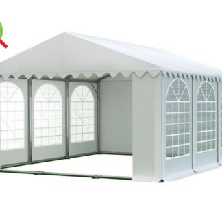 Zahradní párty stan 5x6 PROFI - nehořlavý Bílá