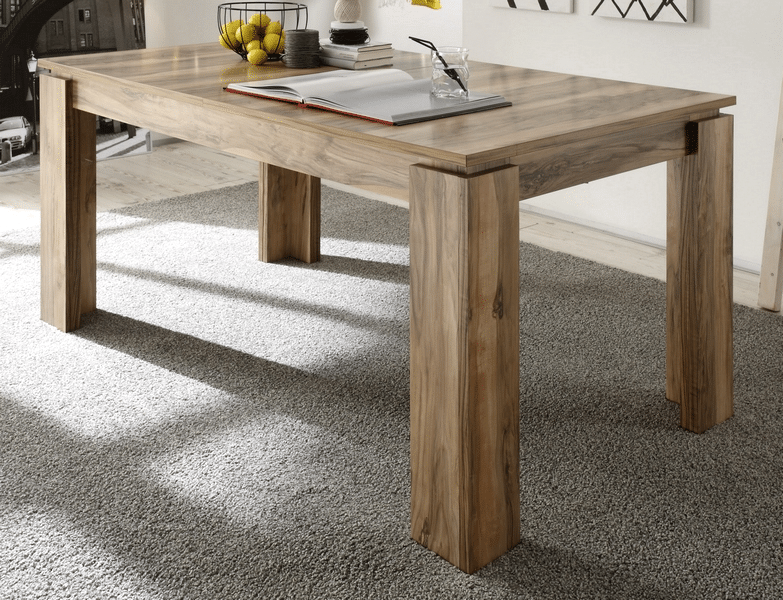 Jídelní stůl Universal 160x90 cm, saténový ořech