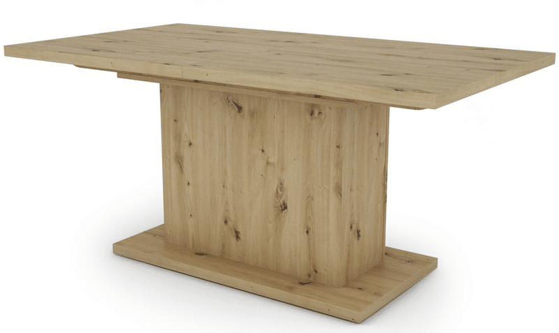 Jídelní stůl Paulo 160x90 cm, dub artisan, rozkládací