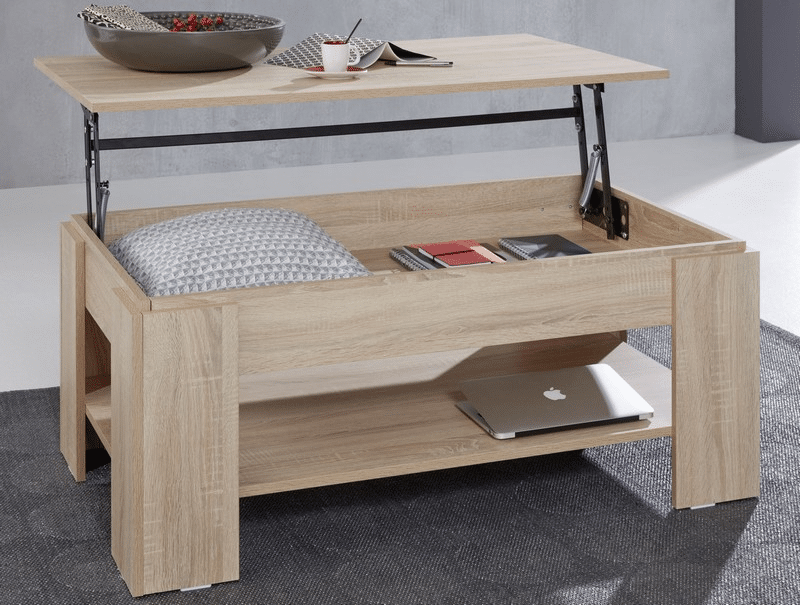 Výklopný konferenční stolek Universal 139, dub sonoma