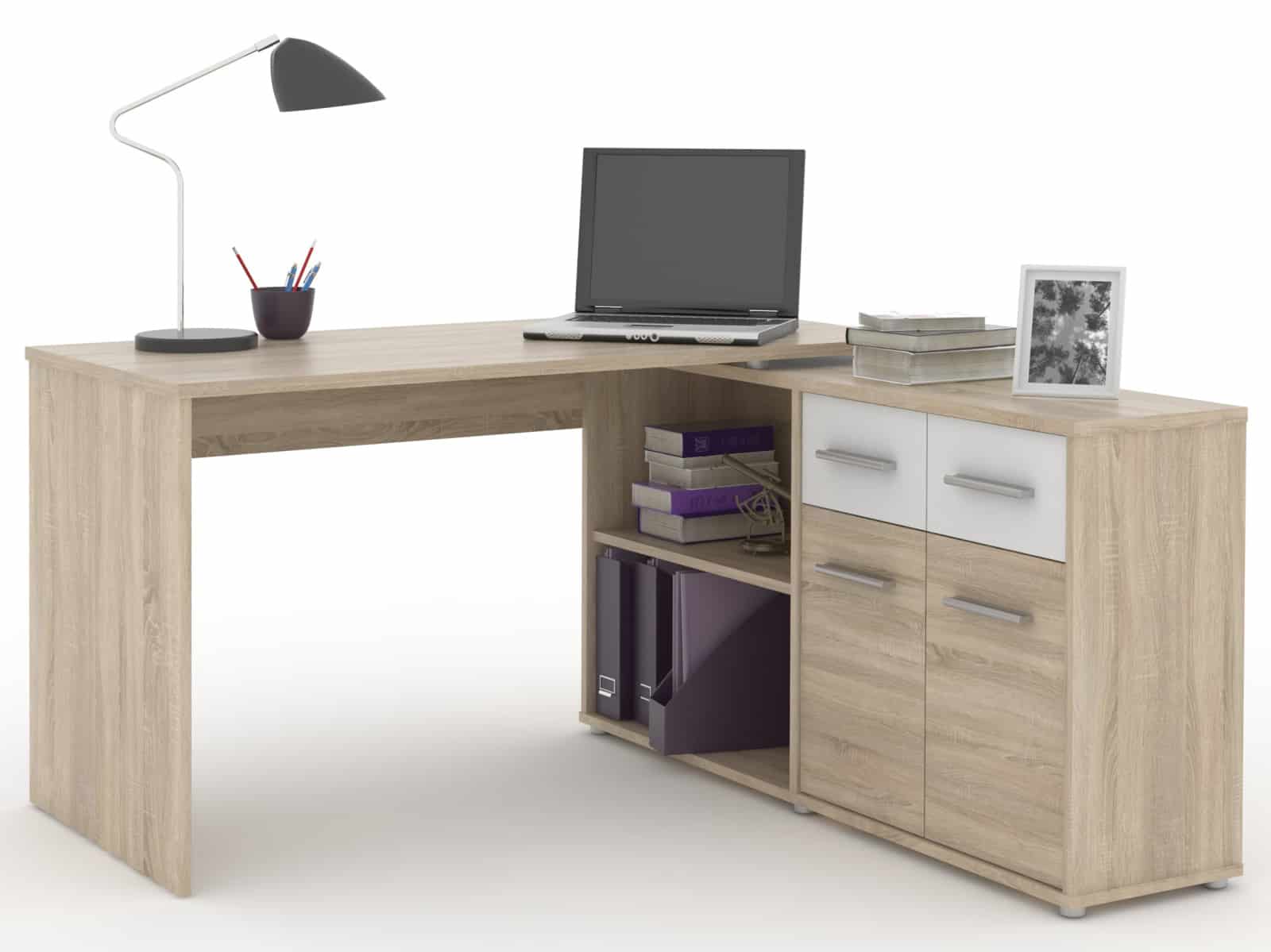 Monoblok stolový RAF 12, dub sonoma/bílá