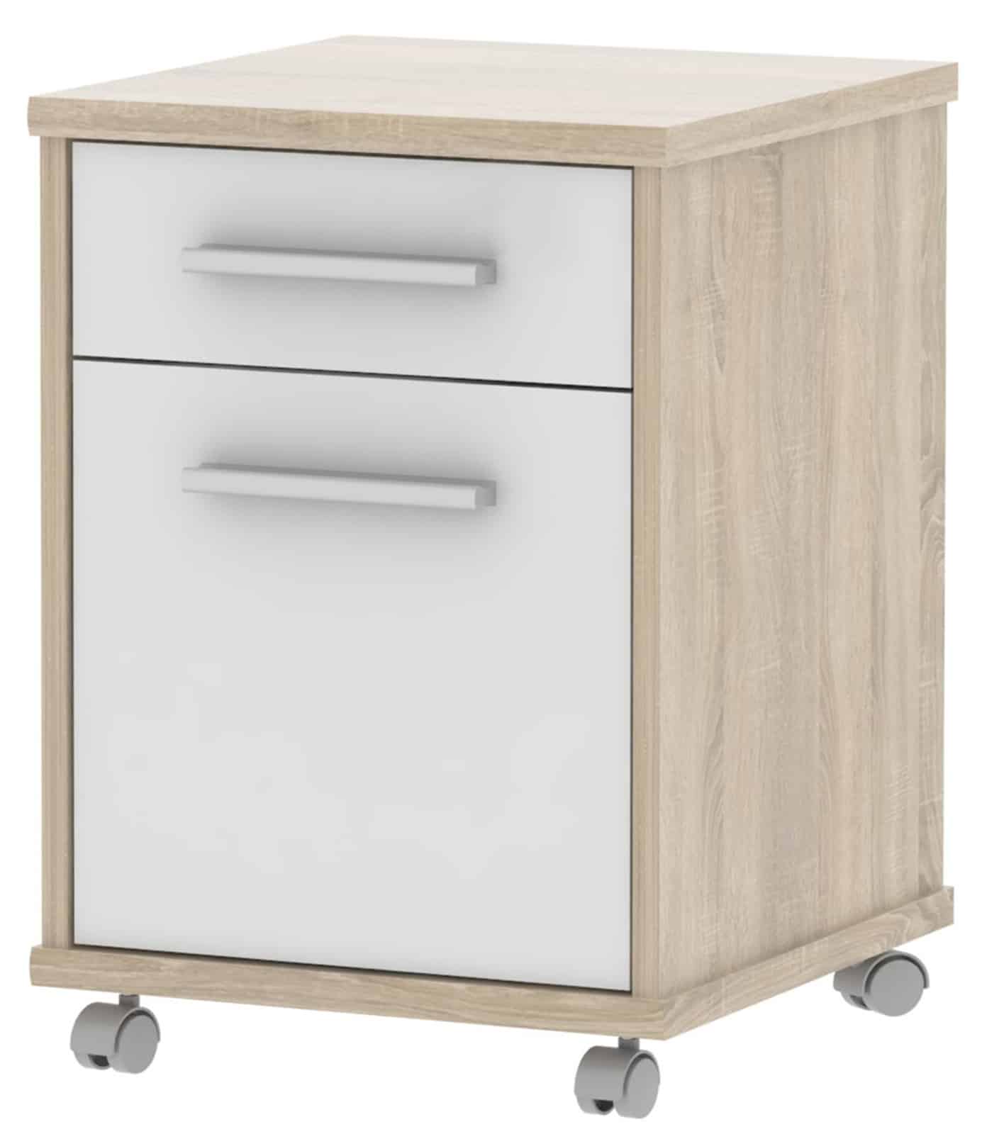 Kontejner JH001, dub sonoma/bílá