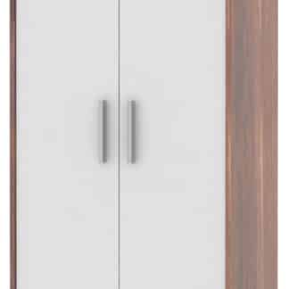 Skříň JH055, švestka/bílá