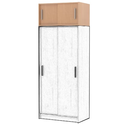 Nástavec s posuvnými dveřmi SMART 11, buk