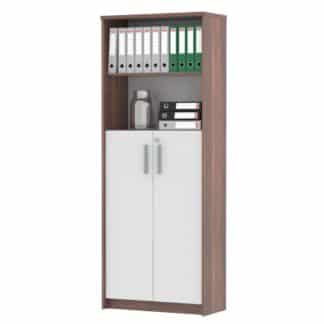 Uzamykatelná skříň JH053, švestka/bílá