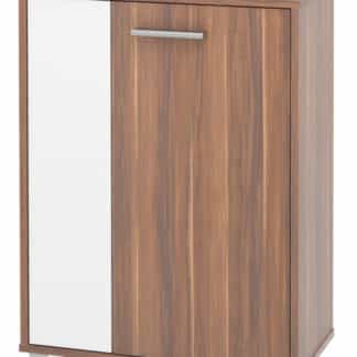 Komoda ZU03, švestka/bílá