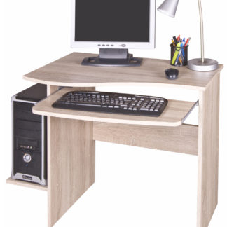 PC stůl s výsuvnou deskou MAXIM, dub sonoma