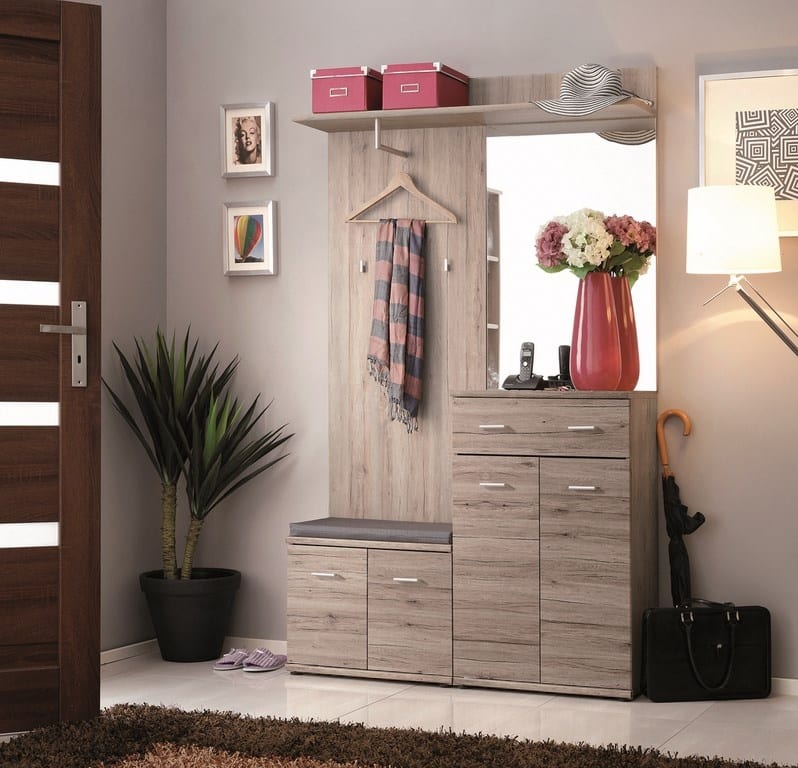 Předsíňová stěna ARMARIO, dub sanremo