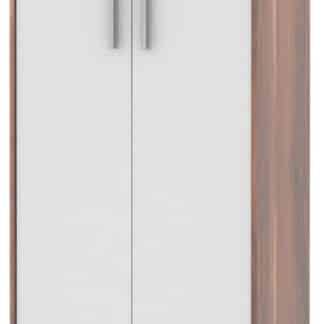 Skříňka JH033, švestka/bílá