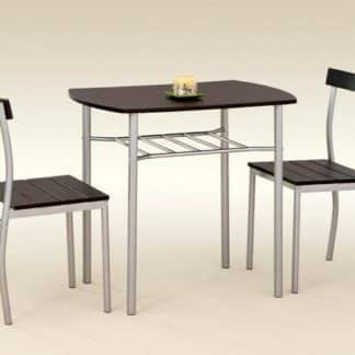 Jídelní set LANCE 1+2, wenge/kov