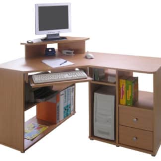 Rohový PC stůl THEODOR, buk