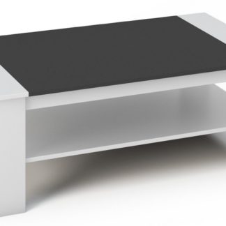 BERN konferenční stolek, bílá/černá