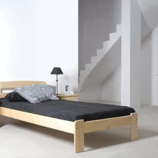 Postel SARA 90x200 cm s roštem, masiv borovice