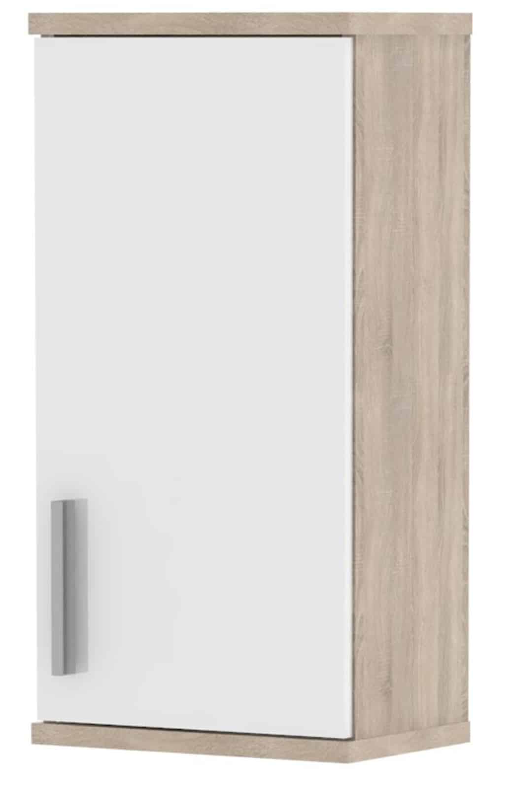 LINDA, skříňka horní LI04, dub sonoma/bílý lesk