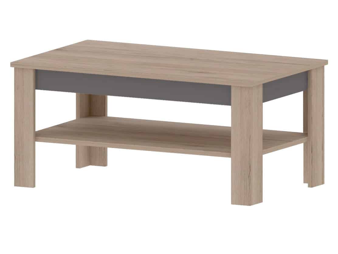 MADAGASKAR B, konferenční stolek, dub sonoma/grafit
