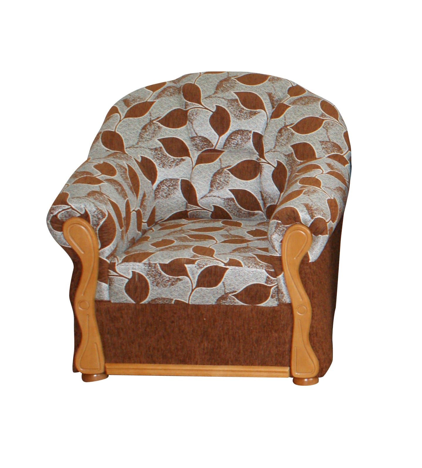 Křeslo SANTI, látka DEXTER hnědá