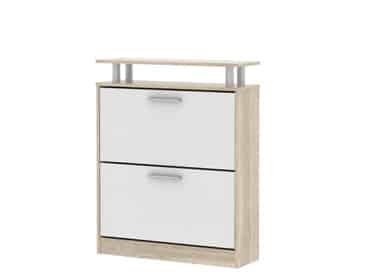 SOFIE botník SO 02, bílá/dub sonoma