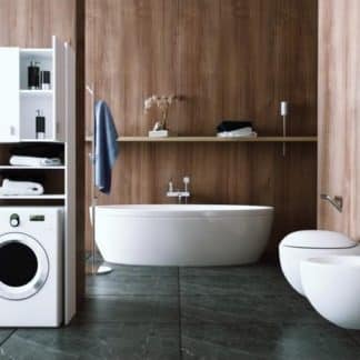 NATALI skříňka nad pračku, bílá