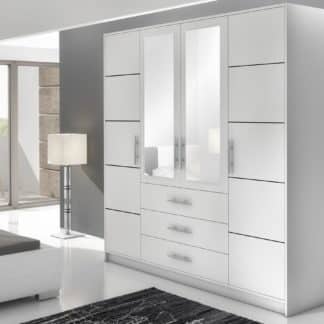 BALI D4 šatní skříň, bílá