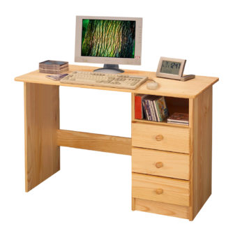 Dřevěný psací stůl P8844-I, masiv borovice