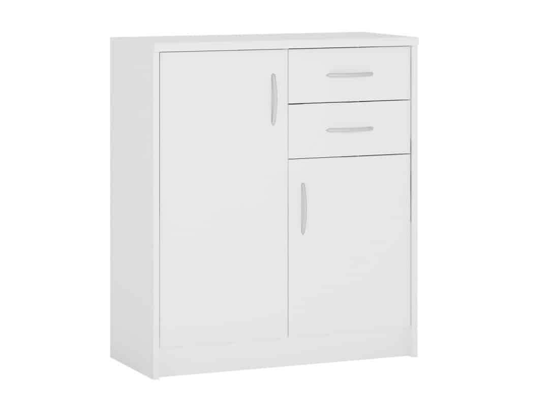 Komoda SCONTO K1-2D-2S, alpská bílá