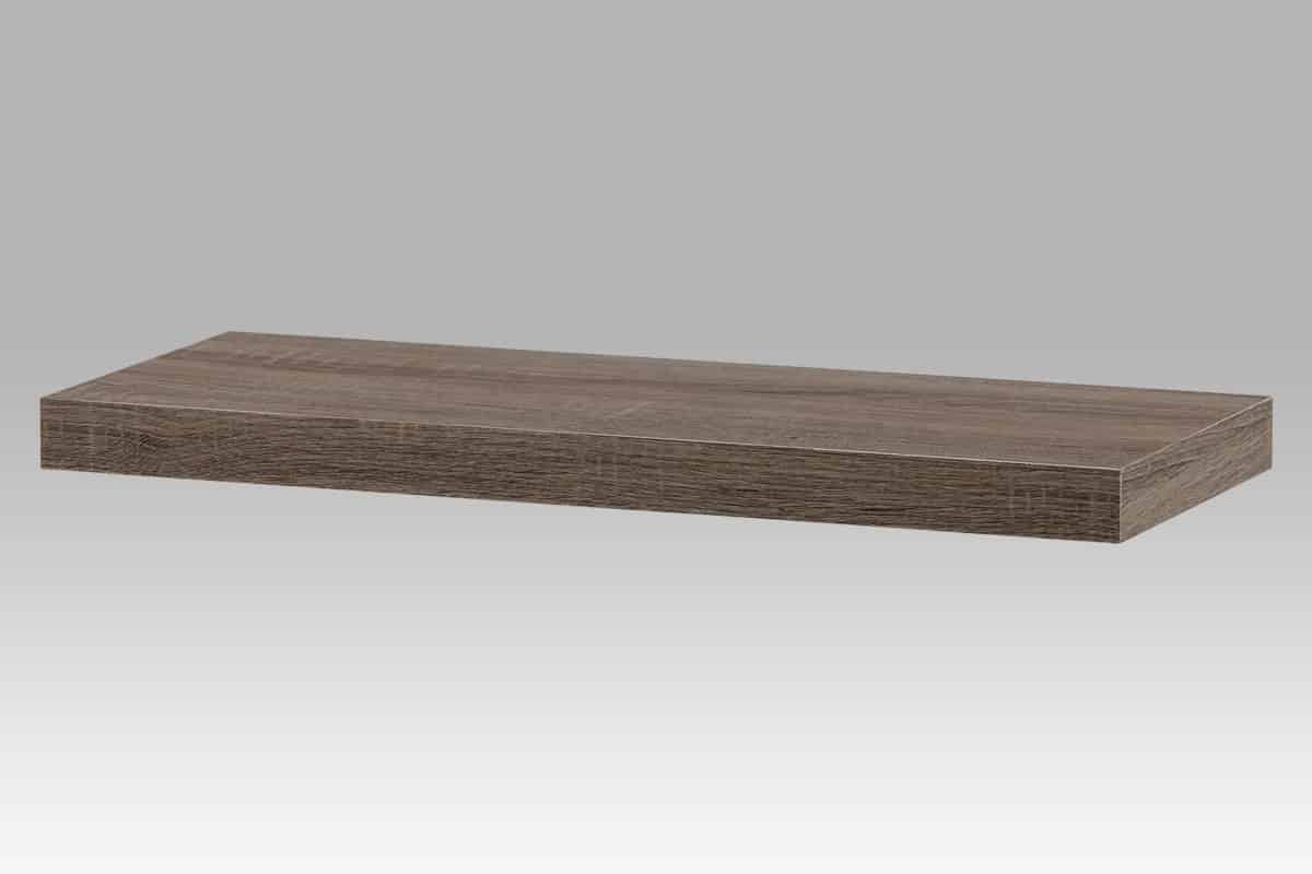 Nástěnná polička 60cm P-001 SON2, dub sonoma tmavý