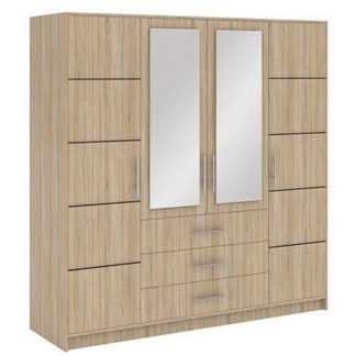 BALI D4 šatní skříň, dub sonoma