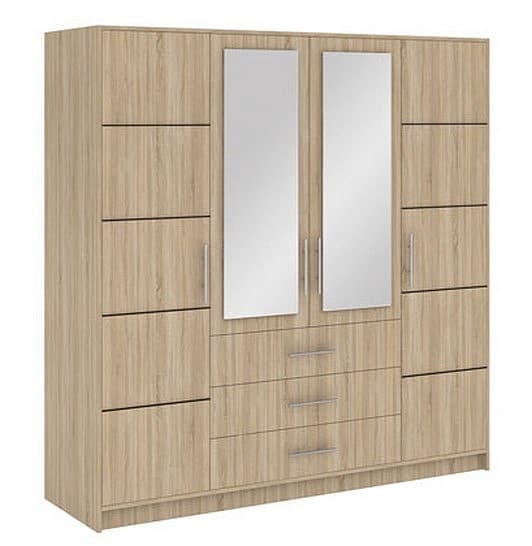 BALI D4 šatní skříň, dub sonoma