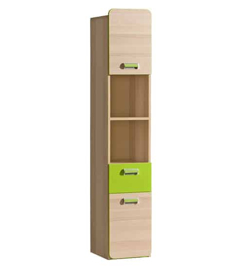 LORENTO, regál L3, jasan/limetka