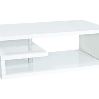 TIERA OP, konferenční stolek, bílý lak