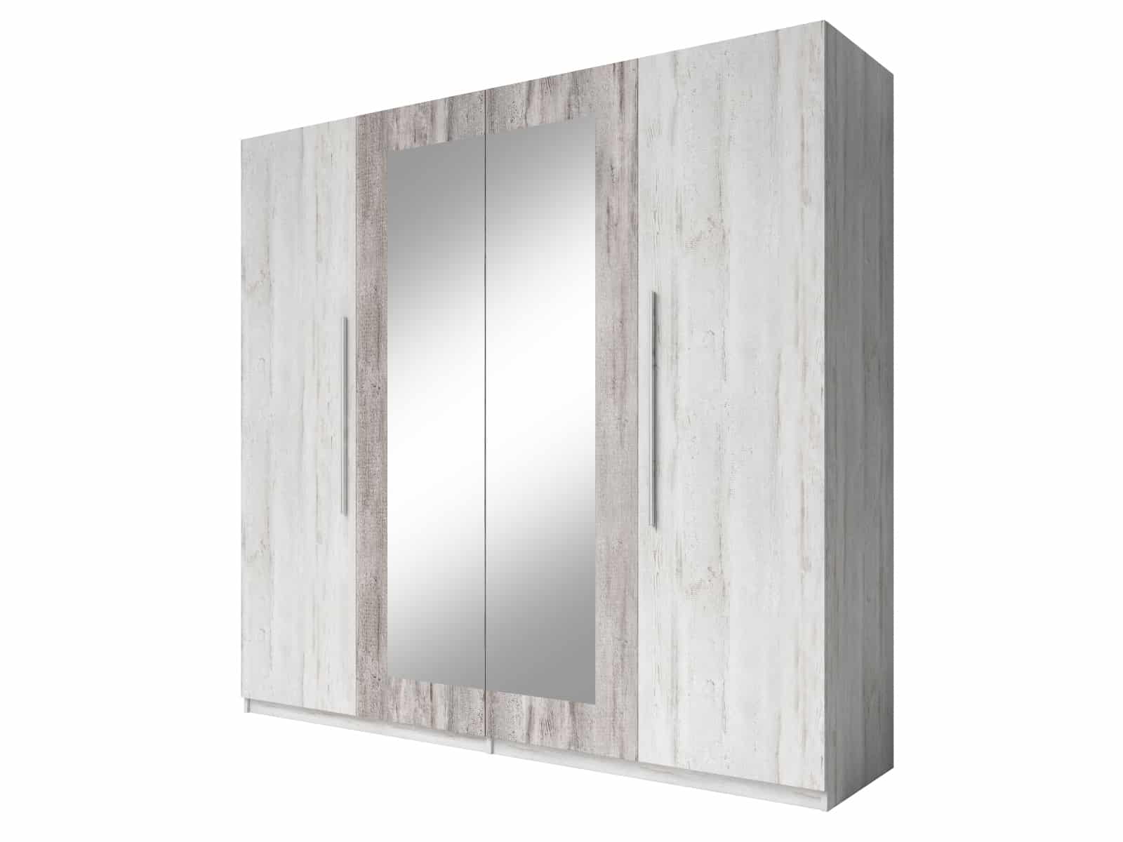 VERA skříň se zrcadlem, borovice canyon světlá/borovice canyon tmavá