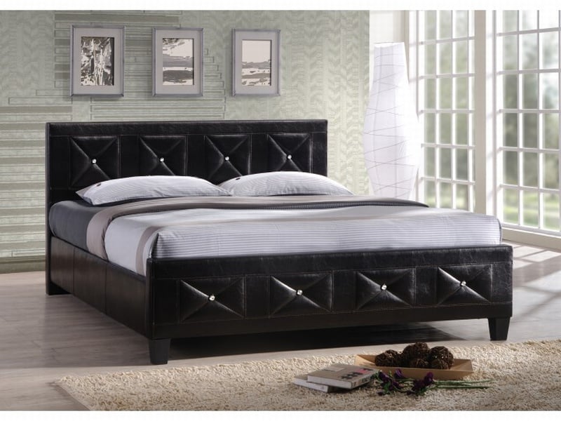 Postel KARISA 180x200 cm s roštovými deskami