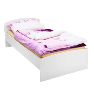 Postel 343 90x200 cm, lamino, bílá