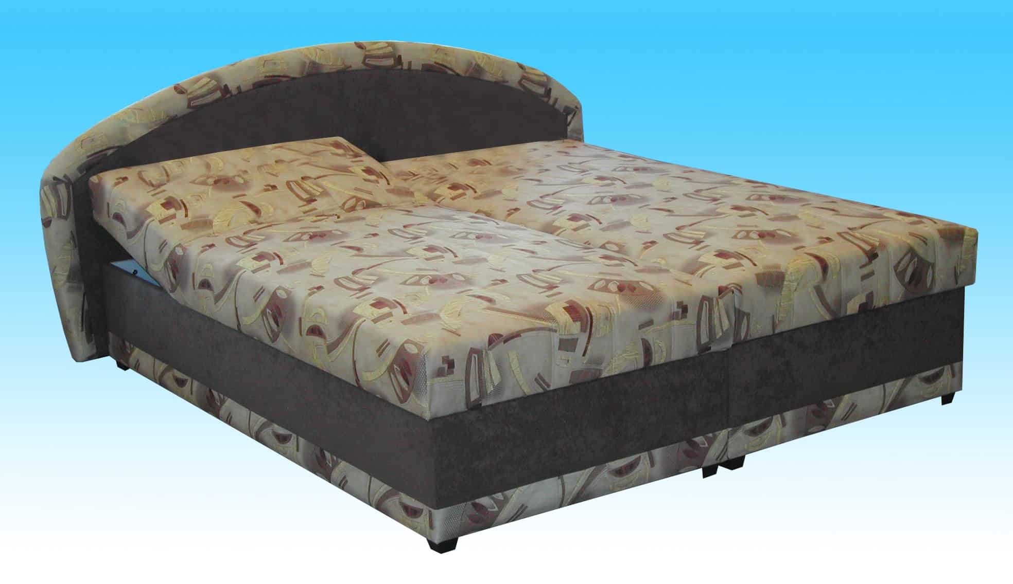 Postel LOLITA,180x200,čalouněná, barva dle fotky