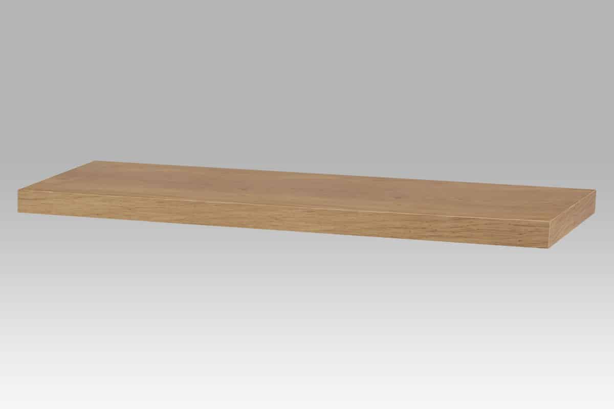 Nástěnná polička P-005 DUB, 80cm, barva dub